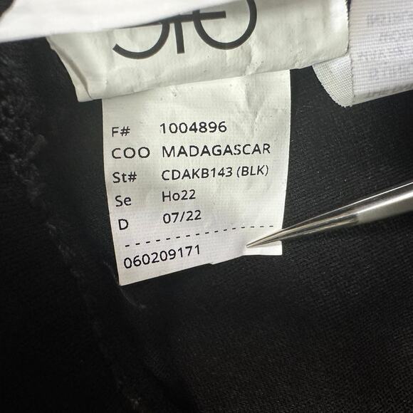 Anne Klein Pants WMNS XL High Rise Tummy Control Seamed Skinny Ankle Black Ponte - Picture 9 of 15